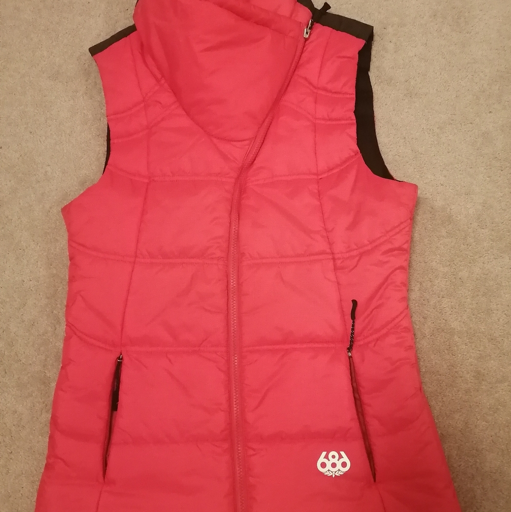 Pink vest women size M